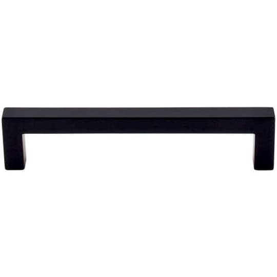 Top Knobs Nouveau Series 5-1/16" (128 mm) Center to Center Flat Black Pull, - M1159