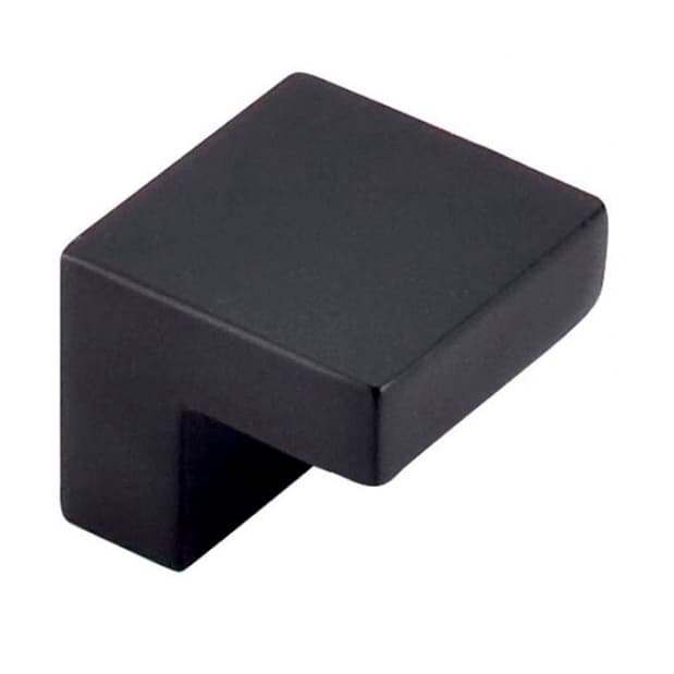 Top Knobs Nouveau Series 1 in (25 mm) L x 3/8 in (10 mm) W Flat Black Knob, - M1165