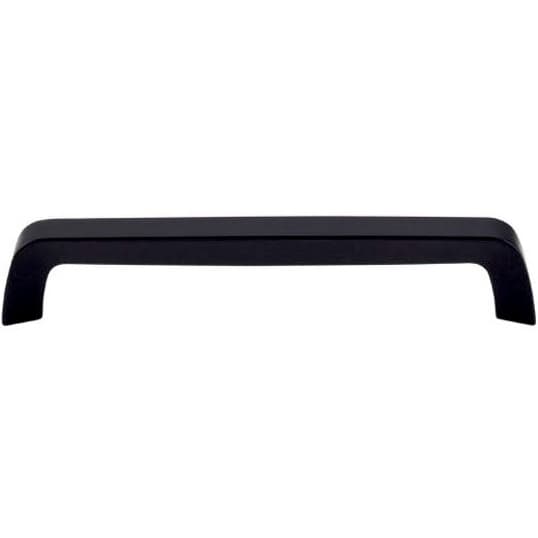 Top Knobs Nouveau Series 6-5/16" (160 mm) Center to Center Flat Black Pull, - M1171