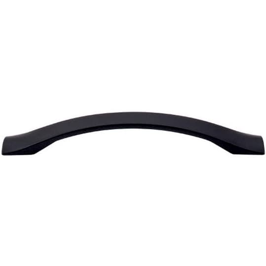 Top Knobs Nouveau Series 5-1/16" (128 mm) Center to Center Flat Black Pull, - M1177