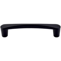 Top Knobs Nouveau Series 5-1/16" (128 mm) Center to Center Flat Black Pull, - M1180