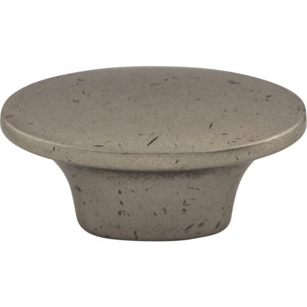 Top Knobs Dakota Series 1-1/2 in (38 mm) L x 13/16 in (20.5 mm) W Antique Pewter Knob, - M1235