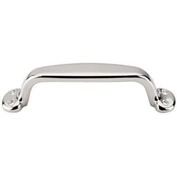 Top Knobs Asbury Series 3-3/4" (95 mm) Center to Center Polished Nickel Pull, - M1261