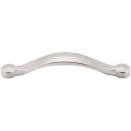 Top Knobs Asbury Series 5-1/16" (128 mm) Center to Center Brushed Satin Nickel Pull, - M1262