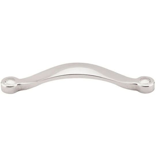 Top Knobs Asbury Series 5-1/16" (128 mm) Center to Center Polished Nickel Pull, - M1263