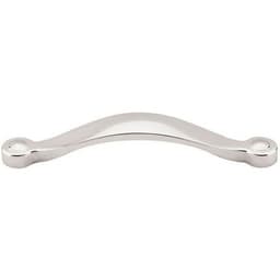 Top Knobs Asbury Series 5-1/16" (128 mm) Center to Center Polished Nickel Pull, - M1263