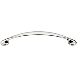 Top Knobs Asbury Series 5-1/16" (128 mm) Center to Center Polished Nickel Pull, - M1265