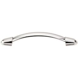 Top Knobs Asbury Series 5-1/16" (128 mm) Center to Center Polished Nickel Pull, - M1267