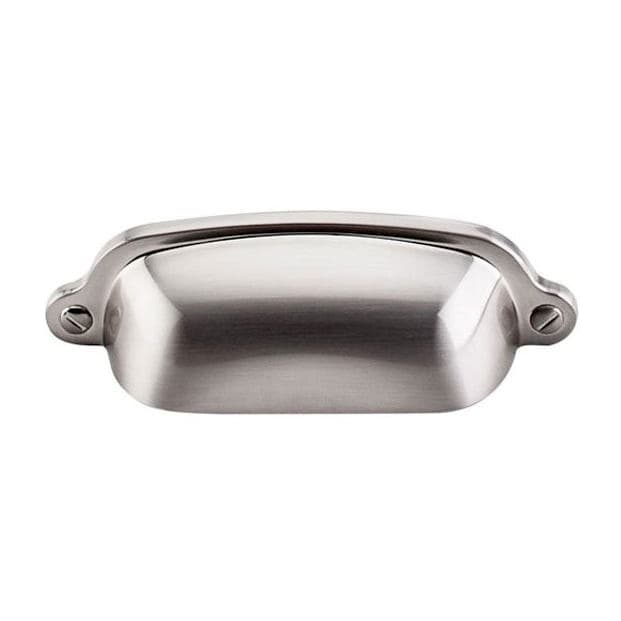 Top Knobs Asbury Series 2-9/16" (65 mm) Center to Center Brushed Satin Nickel Cup Pull, - M1300