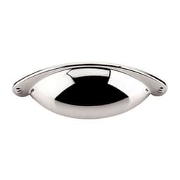 Top Knobs Asbury Series 2-1/2" (64 mm) Center to Center Polished Nickel Cup Pull, - M1302