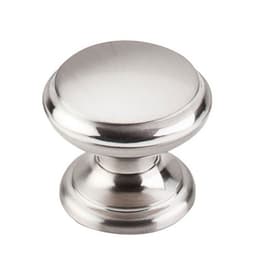 Top Knobs Asbury Series 1-3/8" (35 mm) Diameter Brushed Satin NickelKnob, - M1303