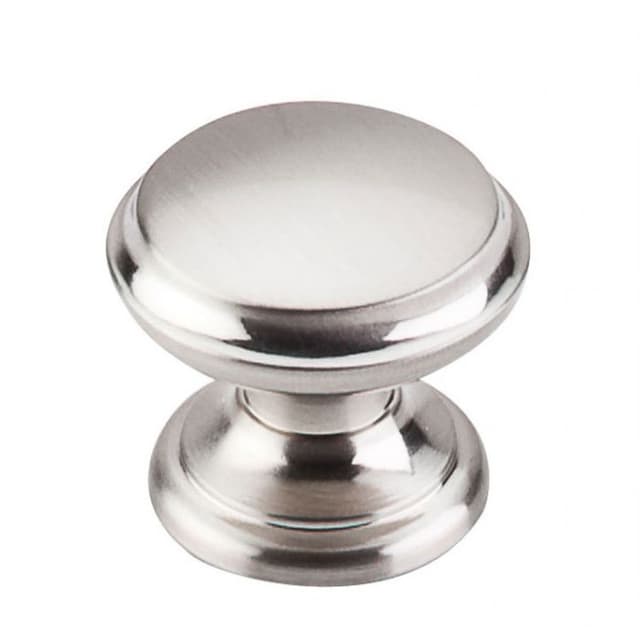 Top Knobs Asbury Series 1-3/8" (35 mm) Diameter Brushed Satin NickelKnob, - M1303