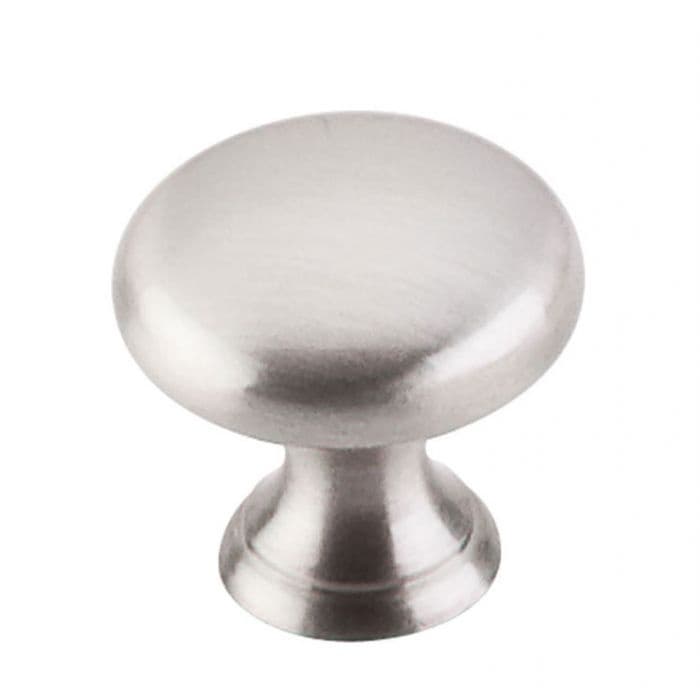 Top Knobs Asbury Series 15/16" (24 mm) Diameter Brushed Satin NickelKnob, - M1310