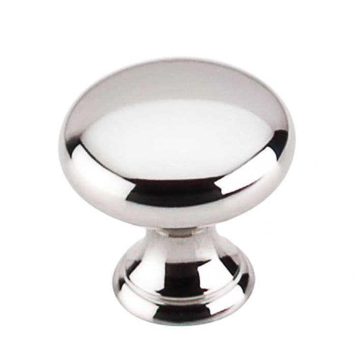 Top Knobs Asbury Series 15/16" (24 mm) Diameter Polished NickelKnob, - M1311