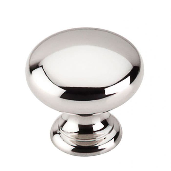 Top Knobs Asbury Series 1-1/4" (32 mm) Diameter Polished NickelKnob, - M1312