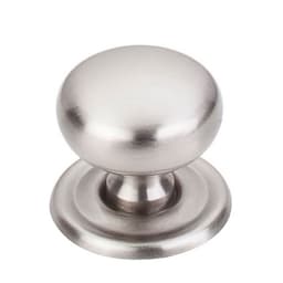Top Knobs Asbury Series 1-1/4" (32 mm) Diameter Brushed Satin NickelKnob, - M1315