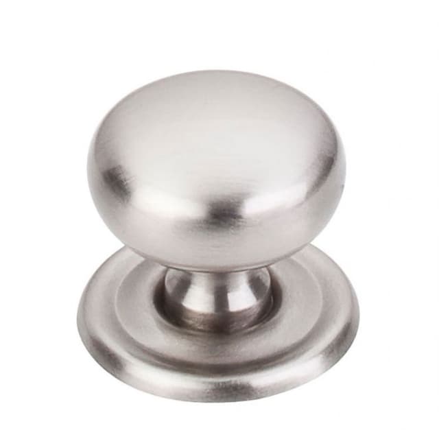 Top Knobs Asbury Series 1-1/4" (32 mm) Diameter Brushed Satin NickelKnob, - M1315