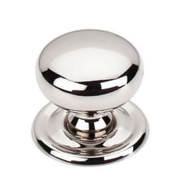 Top Knobs Asbury Series 1-1/4" (32 mm) Diameter Polished NickelKnob, - M1316