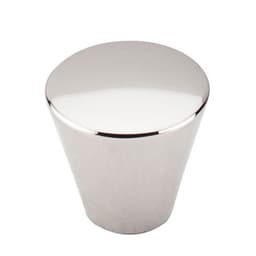 Top Knobs Asbury Series 1-1/16" (27 mm) Diameter Polished NickelKnob, - M1322