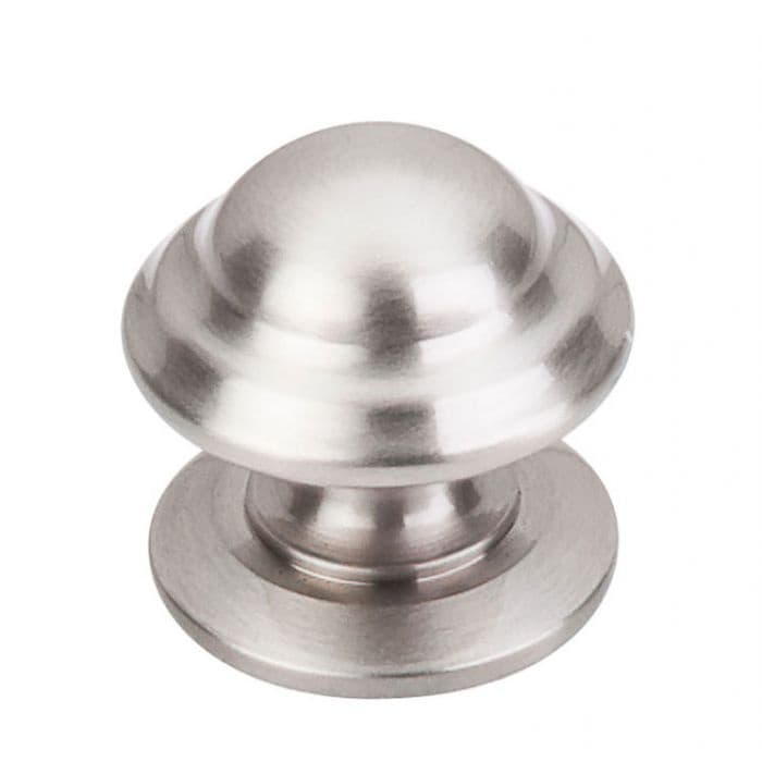 Top Knobs Asbury Series 1-3/8" (35 mm) Diameter Brushed Satin NickelKnob, - M1323