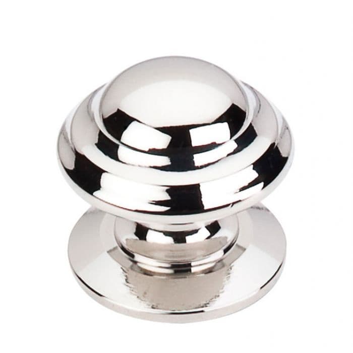 Top Knobs Asbury Series 1-3/8" (35 mm) Diameter Polished NickelKnob, - M1324