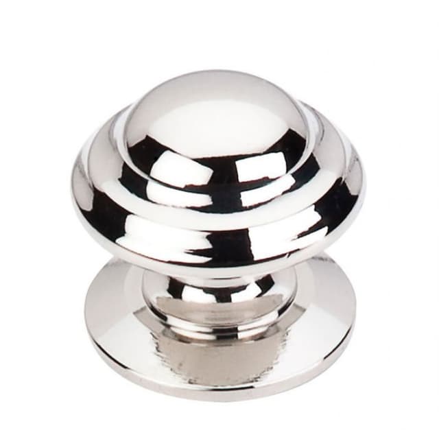 Top Knobs Asbury Series 1-3/8" (35 mm) Diameter Polished NickelKnob, - M1324