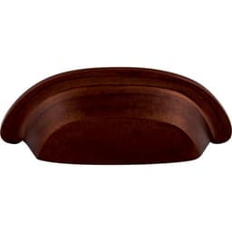 Top Knobs Aspen Series 3" (76 mm) Center to Center Mahogany Bronze Cup Pull, - M1413