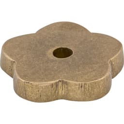 1" Aspen Knob Backplate, Light Bronze