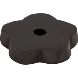 Aspen Flower Backplate 1" Dia Medium Bronze Top Knobs