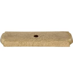 Aspen Rectangle Backplate 2 1/2" Long Light Bronze Top Knobs