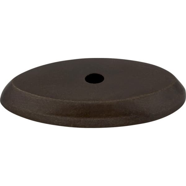 Aspen Oval Backplate 1-1/2" Long Medium Bronze Top Knobs