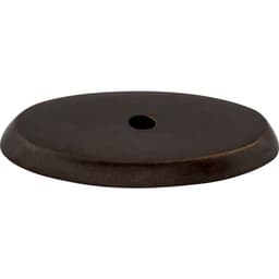 Aspen Oval Backplate 1-3/4" Long Medium Bronze Top Knobs