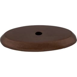 Aspen Oval Backplate 1-3/4" Long Mahogany Bronze Top Knobs