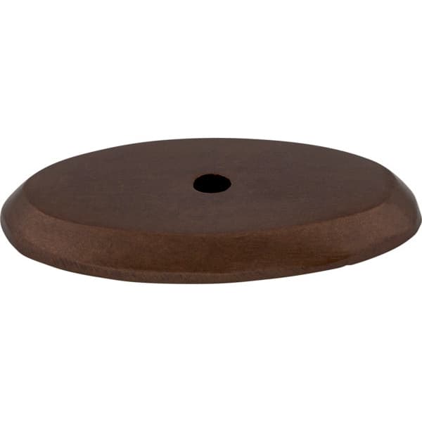 Aspen Oval Backplate 1-3/4" Long Mahogany Bronze Top Knobs