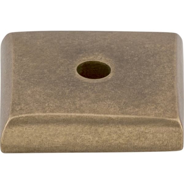 Aspen Square Backplate 7/8" Dia Light Bronze Top Knobs