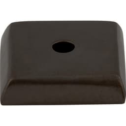 Aspen Square Backplate 7/8" Dia Medium Bronze Top Knobs