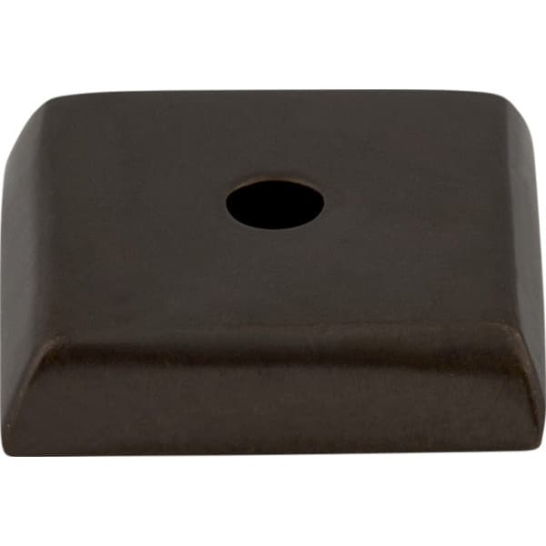 Aspen Square Backplate 7/8" Dia Medium Bronze Top Knobs