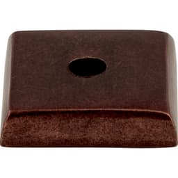 7/8" Aspen Knob Backplate, Mahogany Bronze