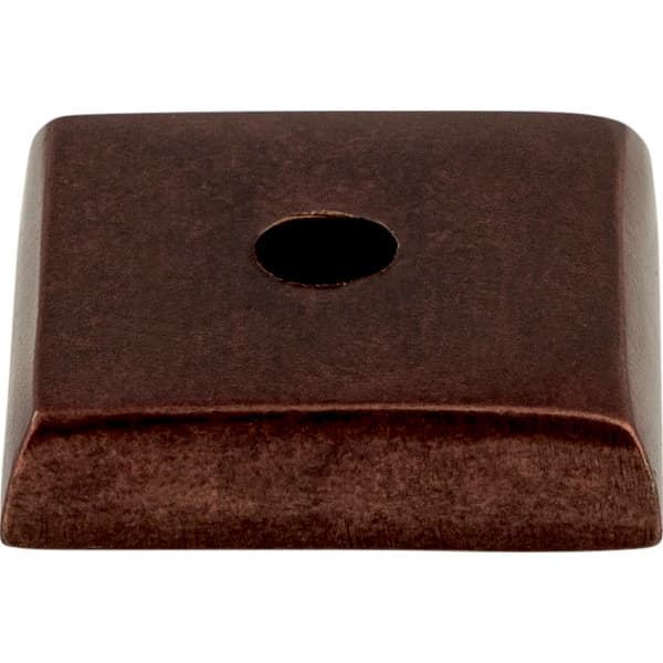 7/8" Aspen Knob Backplate, Mahogany Bronze