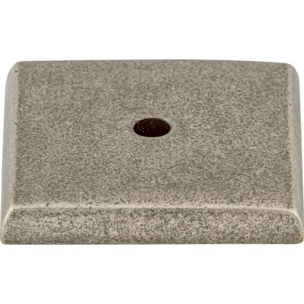 1-1/4" Aspen Knob Backplate, Silicon Bronze Light