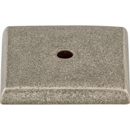 1-1/4" Aspen Knob Backplate, Silicon Bronze Light