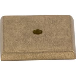 Aspen Square Backplate 1-1/4" Dia Light Bronze Top Knobs