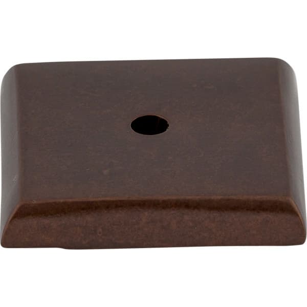 Aspen Square Backplate 1-1/4" Dia Mahogany Bronze Top Knobs