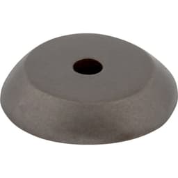 Aspen Round Backplate 7/8" Dia Medium Bronze Top Knobs