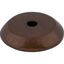 Aspen Round Backplate 7/8" Dia Mahogany Bronze Top Knobs