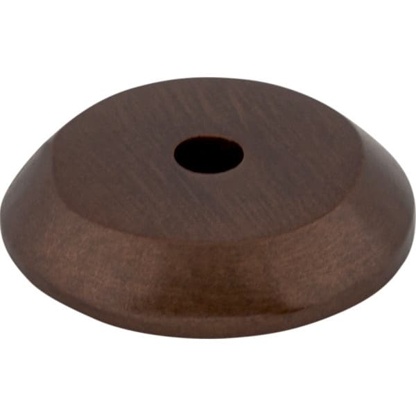 Aspen Round Backplate 7/8" Dia Mahogany Bronze Top Knobs