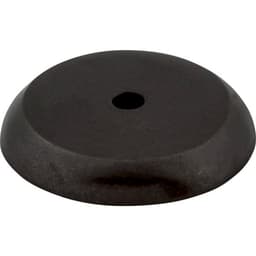 Aspen Round Backplate 1-1/4" Dia Medium Bronze Top Knobs