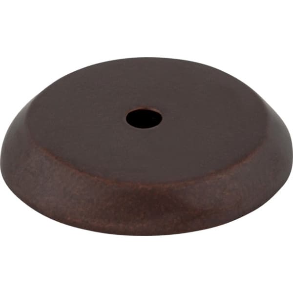 1-1/4" Aspen Round Shape Knob Backplate, Mahogany Bronze