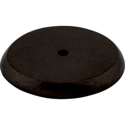 1-3/4" Aspen Round Shape Knob Backplate, Medium Bronze