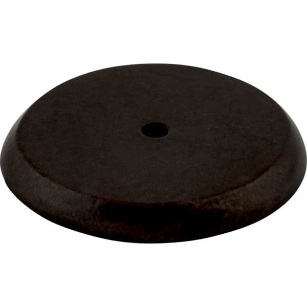 1-3/4" Aspen Round Shape Knob Backplate, Medium Bronze